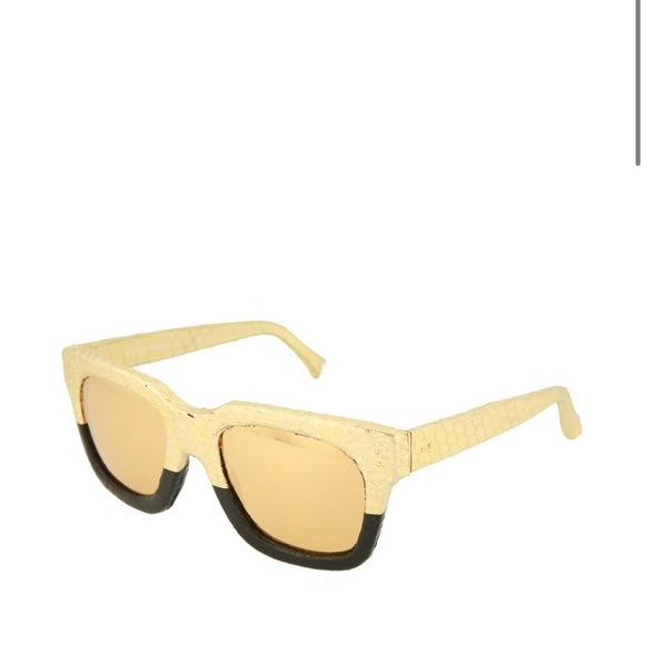 Linda Farrow Rectangle Framed Sunglasses - Picture 2 of 4